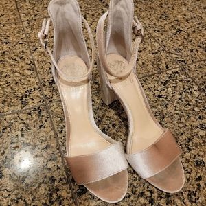 Vince Camuto Carolina Block Heel, Color Blush Size 7m